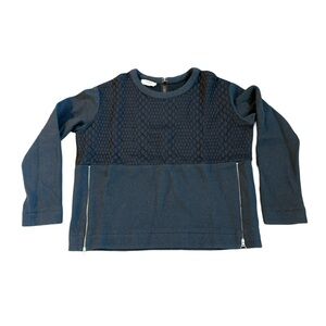 Ba&sh Textured Sweater with Long Sleeves and Round Neckline